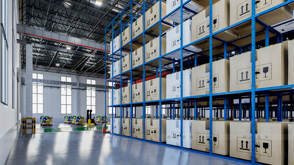 工業(yè)園廠房倉(cāng)庫(kù)裝修設(shè)計(jì)效果圖2