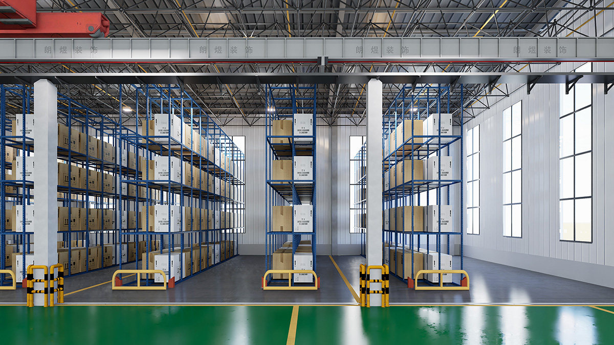 工業(yè)園廠房倉(cāng)庫(kù)裝修設(shè)計(jì)效果圖4