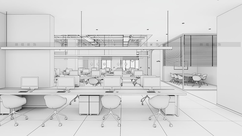 辦公室場景建模設(shè)計
